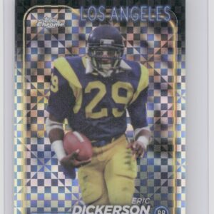 2024 Topps Chrome Eric Dickerson X Fractor #104 Rams