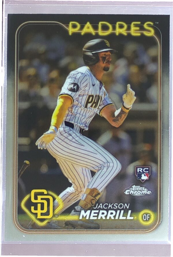 2024 Topps Chrome Jackson Merrill RC #207 Padres