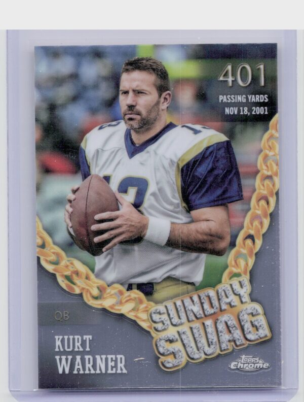 2024 Topps Chrome Kurt Warner SS-14 Rams Sunday Swag