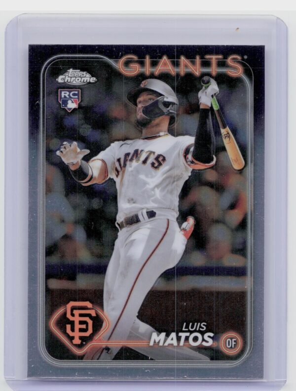 2024 Topps Chrome Luis Matos RC #270 Giants