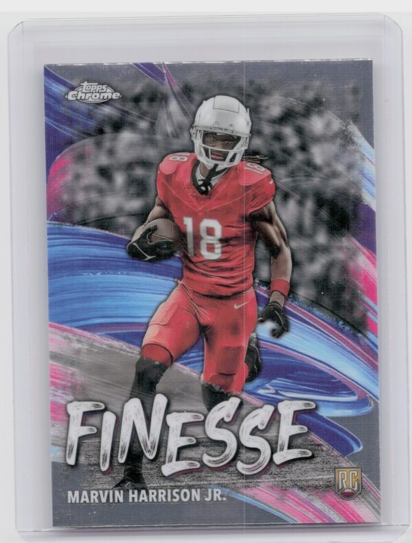 2024 Topps Chrome Marvin Harrison Jr. RC F-5 Cardinals Finesse