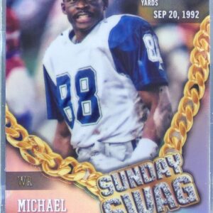 2024 Topps Chrome Michael Irvin #SS-12 Cowboys Sunday Swag Refractor