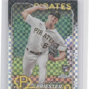 2024 Topps Chrome Quinn Priester X Fractors #55 Pirates