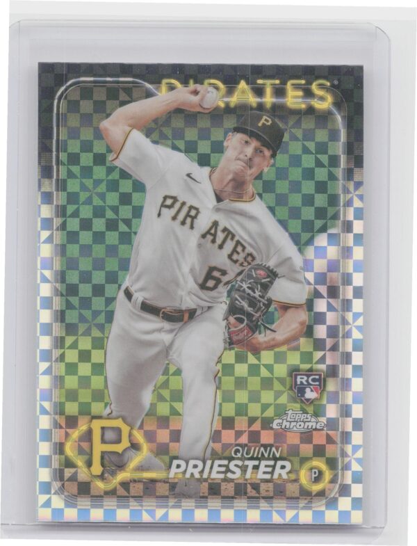 2024 Topps Chrome Quinn Priester X Fractors #55 Pirates