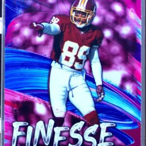 2024 Topps Chrome Santana Moss #F-25 Redskins Finesse Pink Refactor