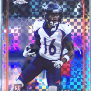 2024 Topps Chrome Troy Franklin X Fractor RC #215 Broncos