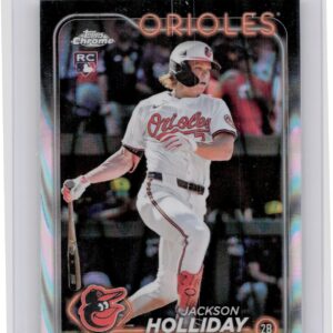 2024 Topps Chrome Update Jackson Holliday RayWave Refractors #USC200 Orioles