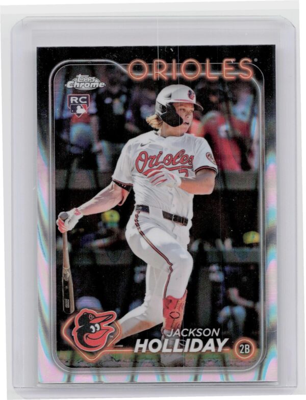 2024 Topps Chrome Update Jackson Holliday RayWave Refractors #USC200 Orioles