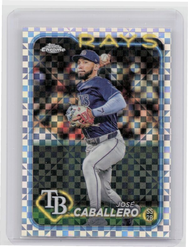 2024 Topps Chrome Update Jose Caballero X Fractors #USC24 Rays
