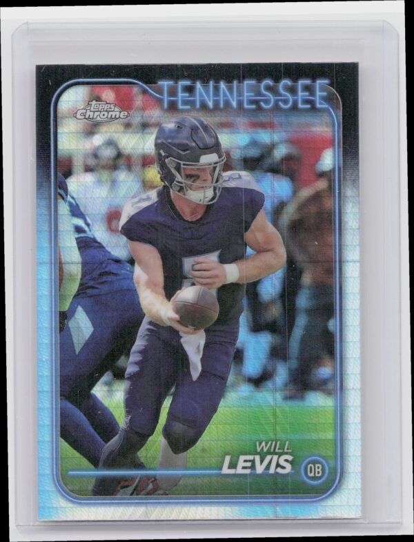 2024 Topps Chrome Will Levis Prism Refractor #188 Titans