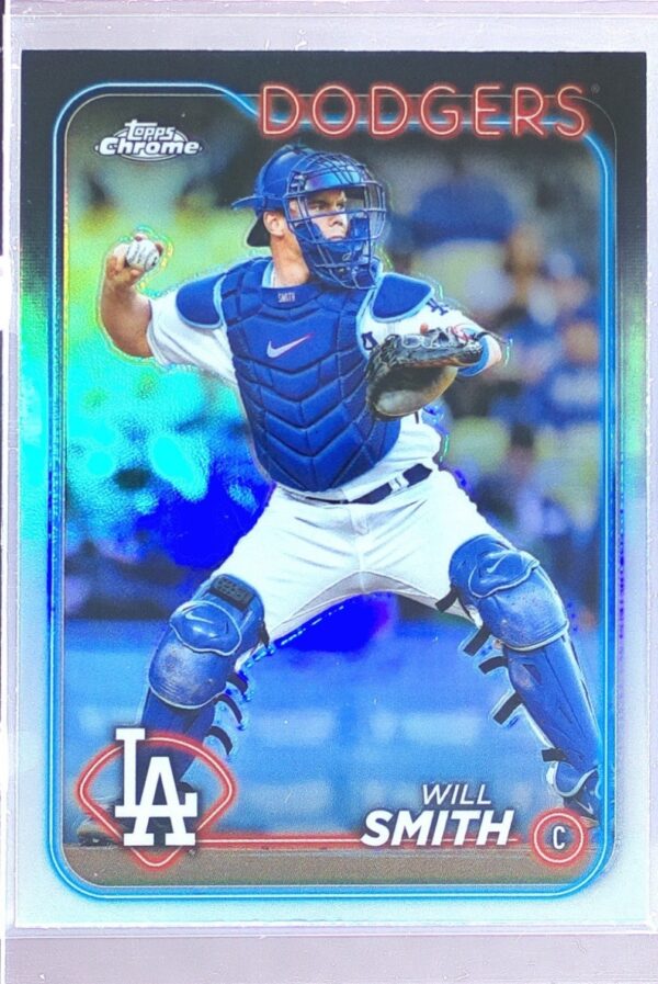 2024 Topps Chrome Will Smith Refractors #293 Dodgers