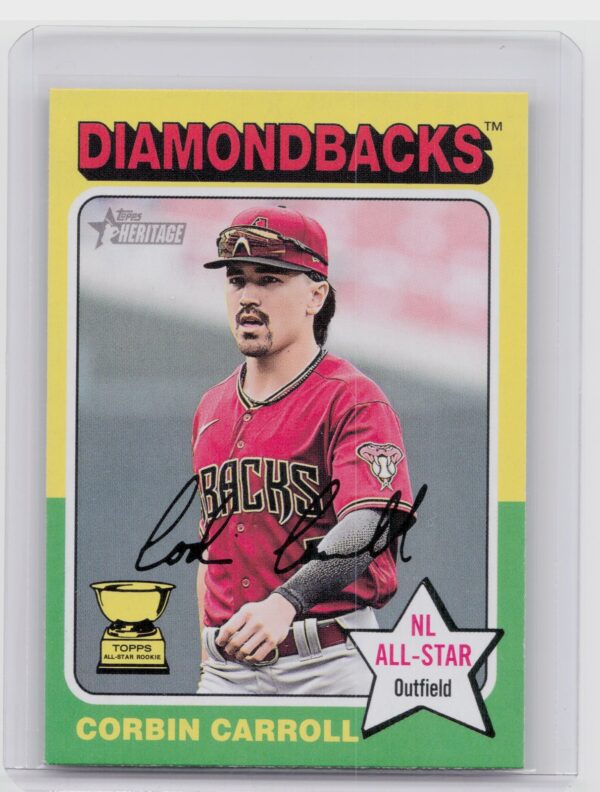 2024 Topps Heritage Mini Corbin Carroll #372 Diamondbacks