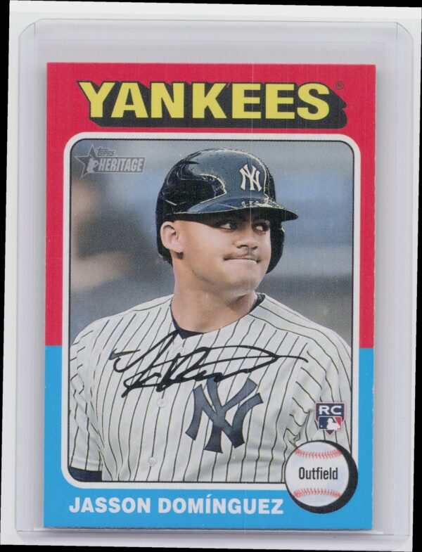 2024 Topps Heritage Mini Jasson Domínguez RC #399 Yankees