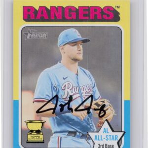 2024 Topps Heritage Mini Josh Jung #298 Rangers