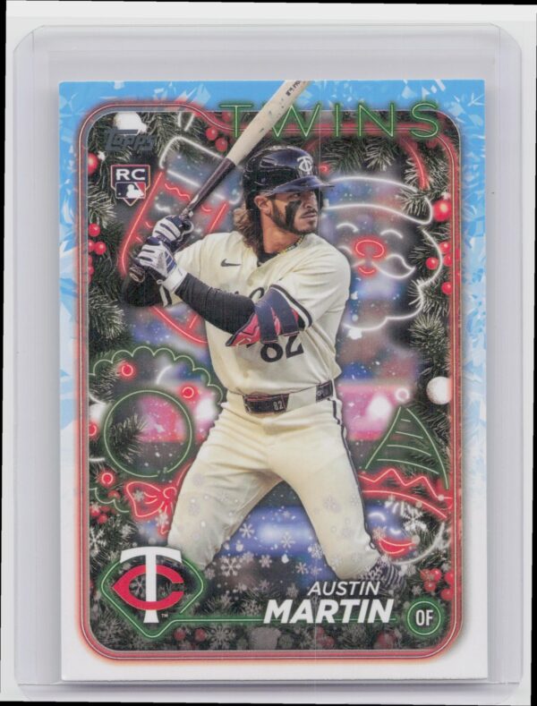 2024 Topps Holiday Austin Martin RC #H67 Twins