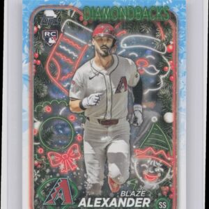 2024 Topps Holiday Blaze Alexander RC #H69 Diamondbacks