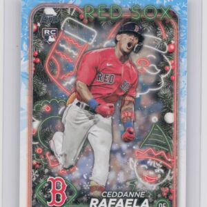 2024 Topps Holiday Ceddanne Rafaela RC #H121 Sox