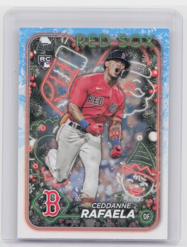2024 Topps Holiday Ceddanne Rafaela RC #H121 Sox