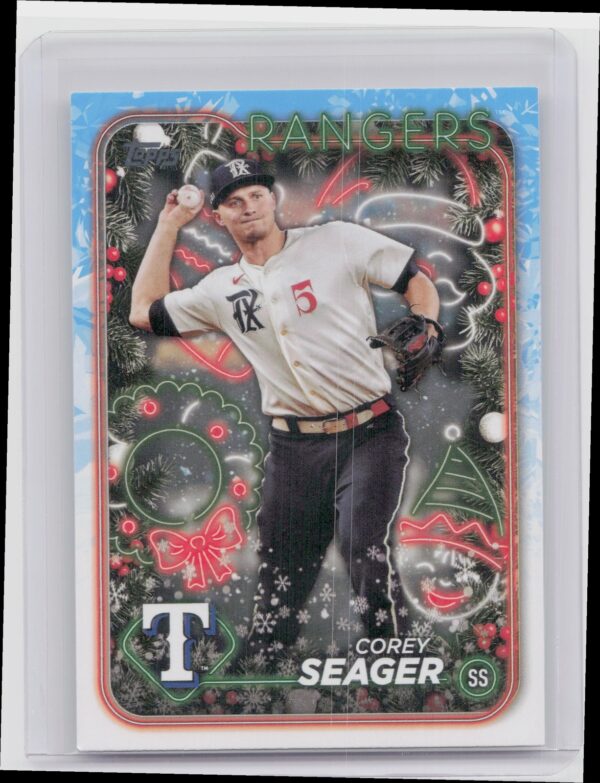 2024 Topps Holiday Corey Seager #H45 Rangers