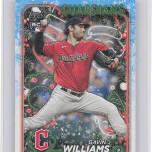 2024 Topps Holiday Gavin Williams Rookie H173 Guardians
