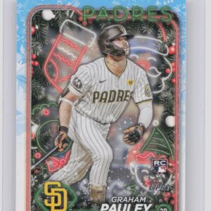 2024 Topps Holiday Graham Pauley H15 Padres