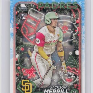 2024 Topps Holiday Jackson Merrill RC #H160 Padres
