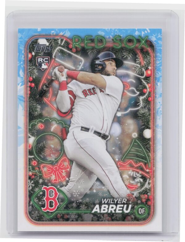 2024 Topps Holiday Wilyer Abreu H13 Red Sox
