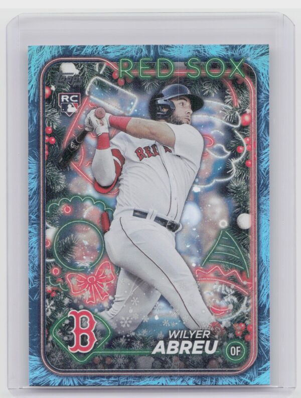 2024 Topps Holiday Wilyer Abreu RC #H13 Sox