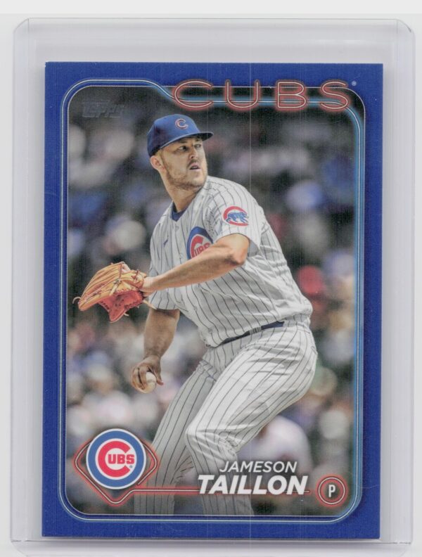 2024 Topps Jameson Taillon Royal Blue #182 Cubs