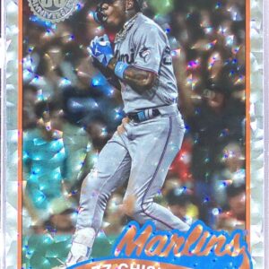 2024 Topps Jazz Chisholm Jr. #89B-5 Marlins 1989 35th Anniversary Foil