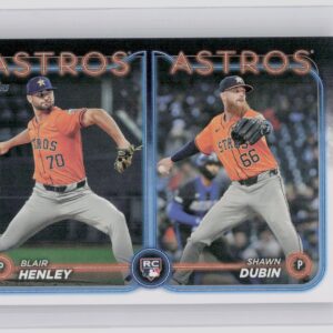 2024 Topps Update Blair Henley  / Shawn Dubin RC #US252 Astros