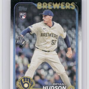 2024 Topps Update Bryan Hudson RC #US105 Brewers
