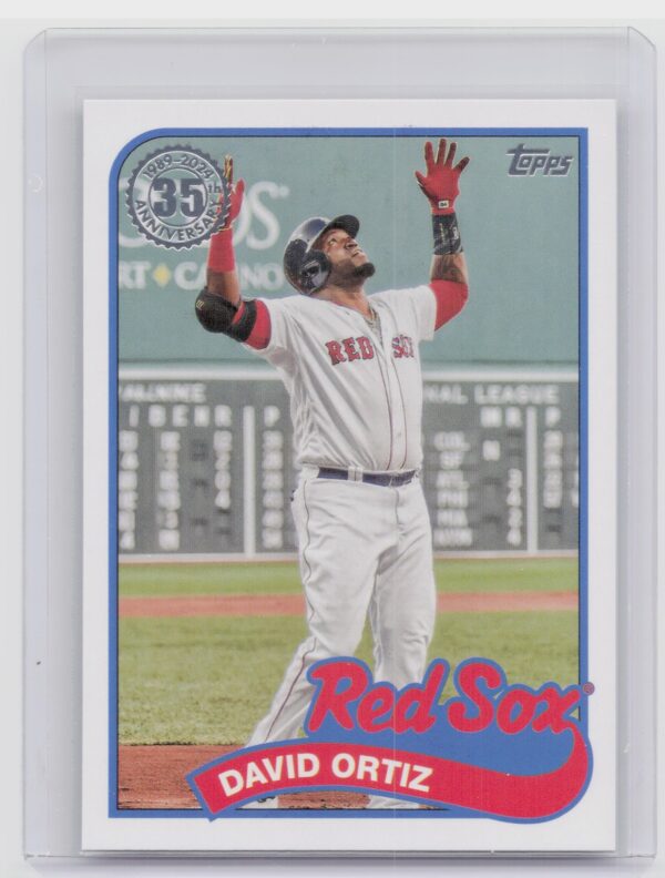 2024 Topps Update David Ortiz #89US-37 Sox 1989 Topps Baseball 35th Anniversary