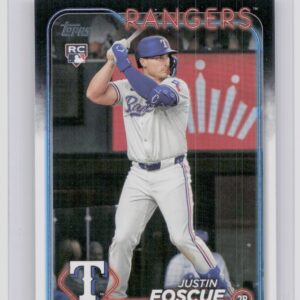 2024 Topps Update Justin Foscue RC #US296 Rangers