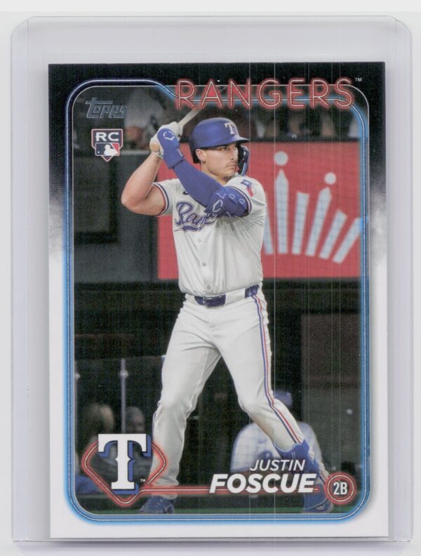 2024 Topps Update Justin Foscue RC #US296 Rangers