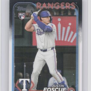2024 Topps Update Justin Foscue RC #US296 Rangers
