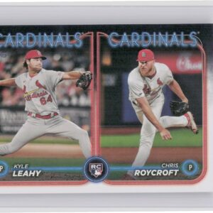 2024 Topps Update Kyle Leahy / Chris Roycroft RC #US189 Cardinals