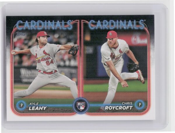 2024 Topps Update Kyle Leahy / Chris Roycroft RC #US189 Cardinals