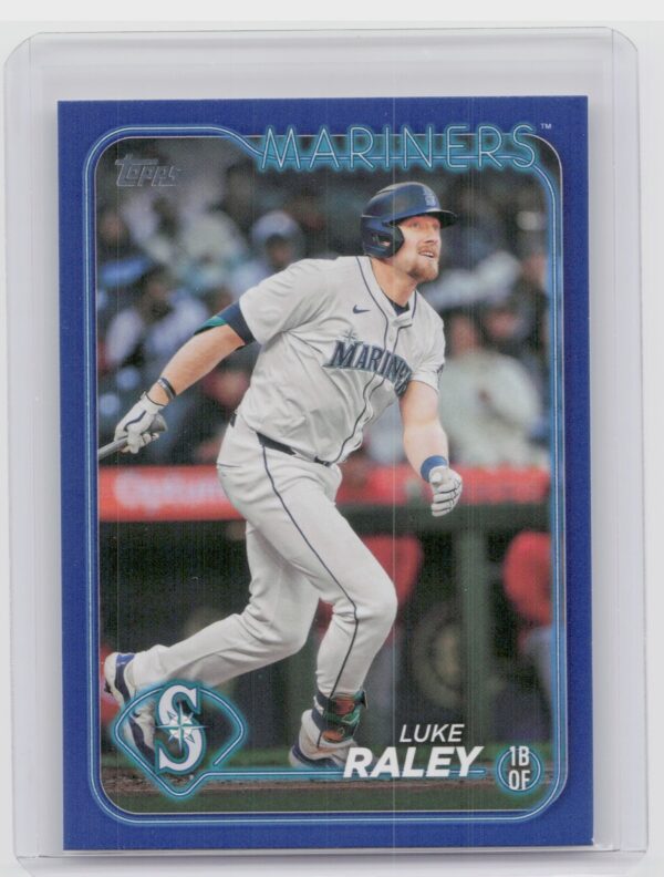 2024 Topps Update Luke Raley Royal Blue #US260 Mariners