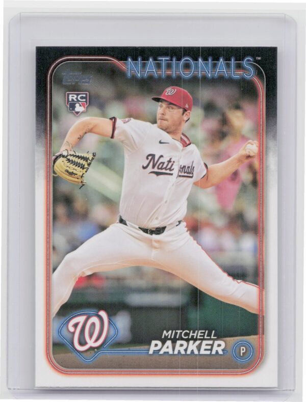 2024 Topps Update Mitchell Parker RC #US5 Nationals