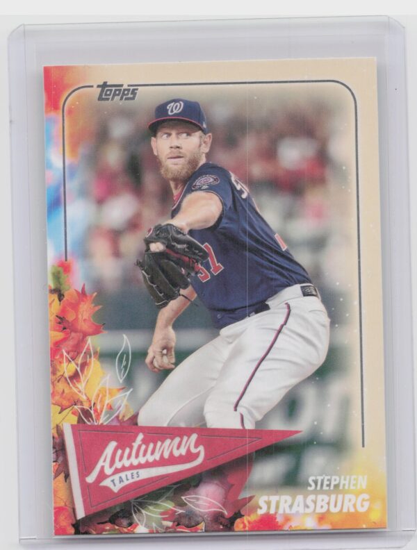 2024 Topps Update Stephen Strasburg #AT-35 Nationals Autumn Tales