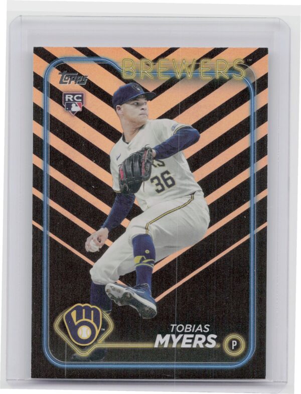 2024 Topps Update Tobias Myers Rainbow Foil #US299 Brewers