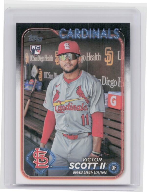 2024 Topps Update Victor Scott II RC #US77 Cardinals