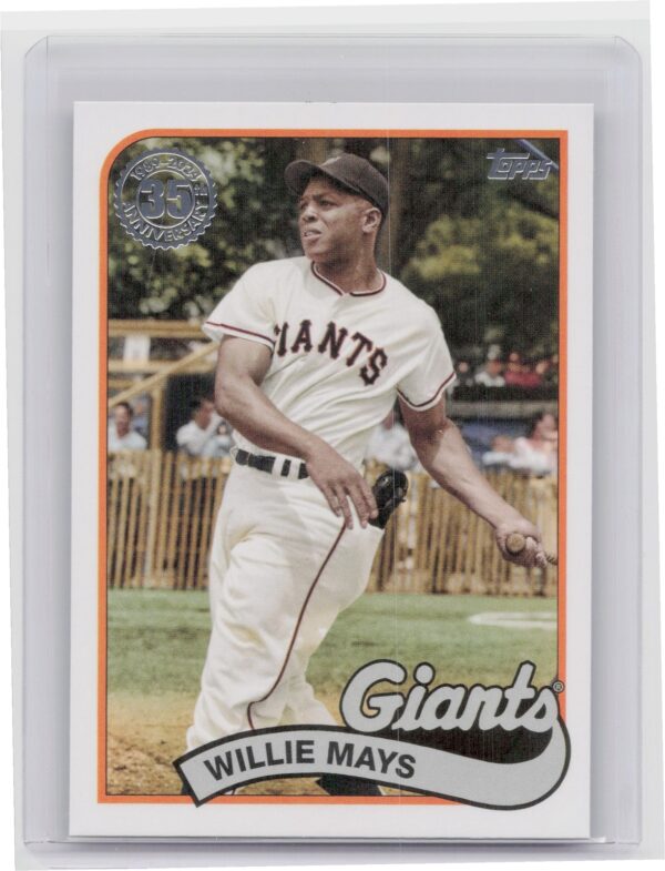2024 Topps Update Willie Mays #89US-3 Giants 1989 Topps Baseball 35th