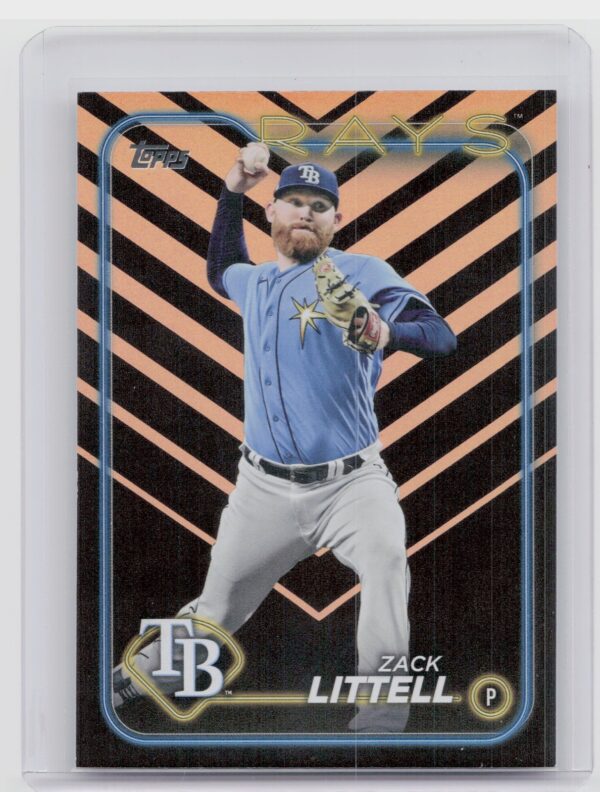 2024 Topps Update Zack Littell Holiday #US139 Rays