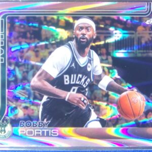2025-26 Topps Chrome Bobby Portis RayWave Refractor #124 Bucks
