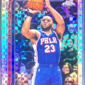 2025-26 Topps Chrome Eric Gordon X Fractor #184 76ers