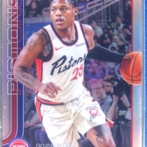2025-26 Topps Chrome Marcus Sasser Refractor #35 Pistons