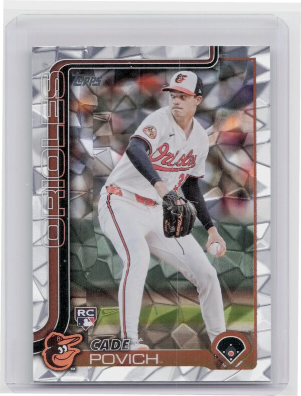 2025 Topps Cade Povich Diamante Foil #25 Orioles