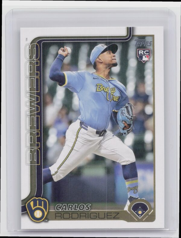 2025 Topps Carlos Rodriguez RC #16 Brewers